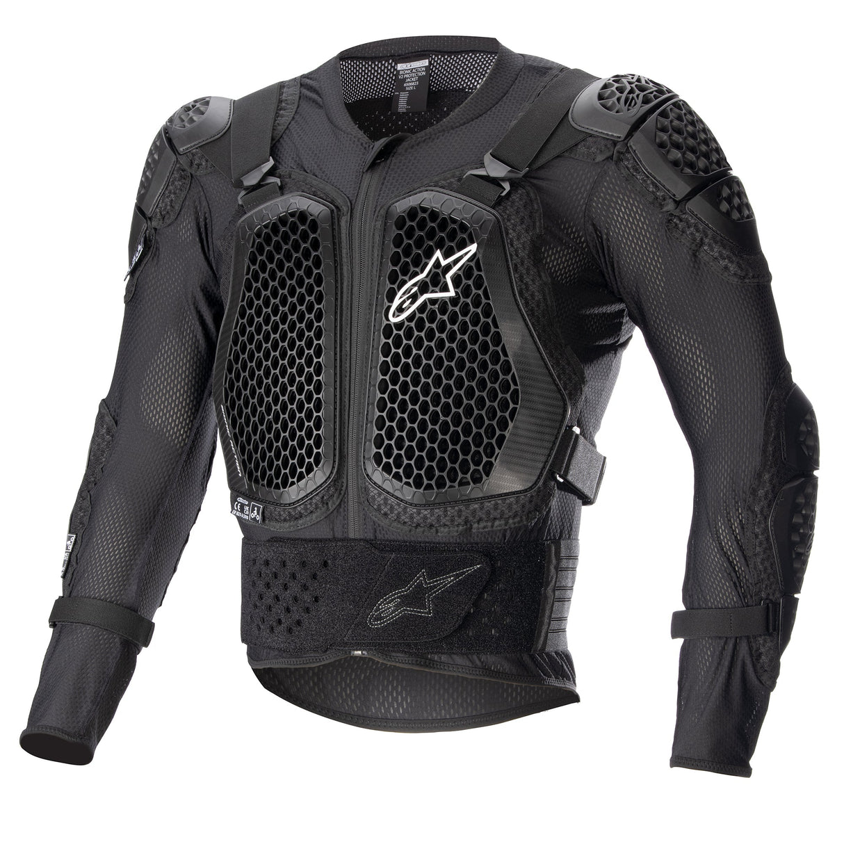 ALPINESTARS BIONIC ACTION V2 PROTECTION JACKET with Cell Technology chest protector for lightweight upper body impact defense