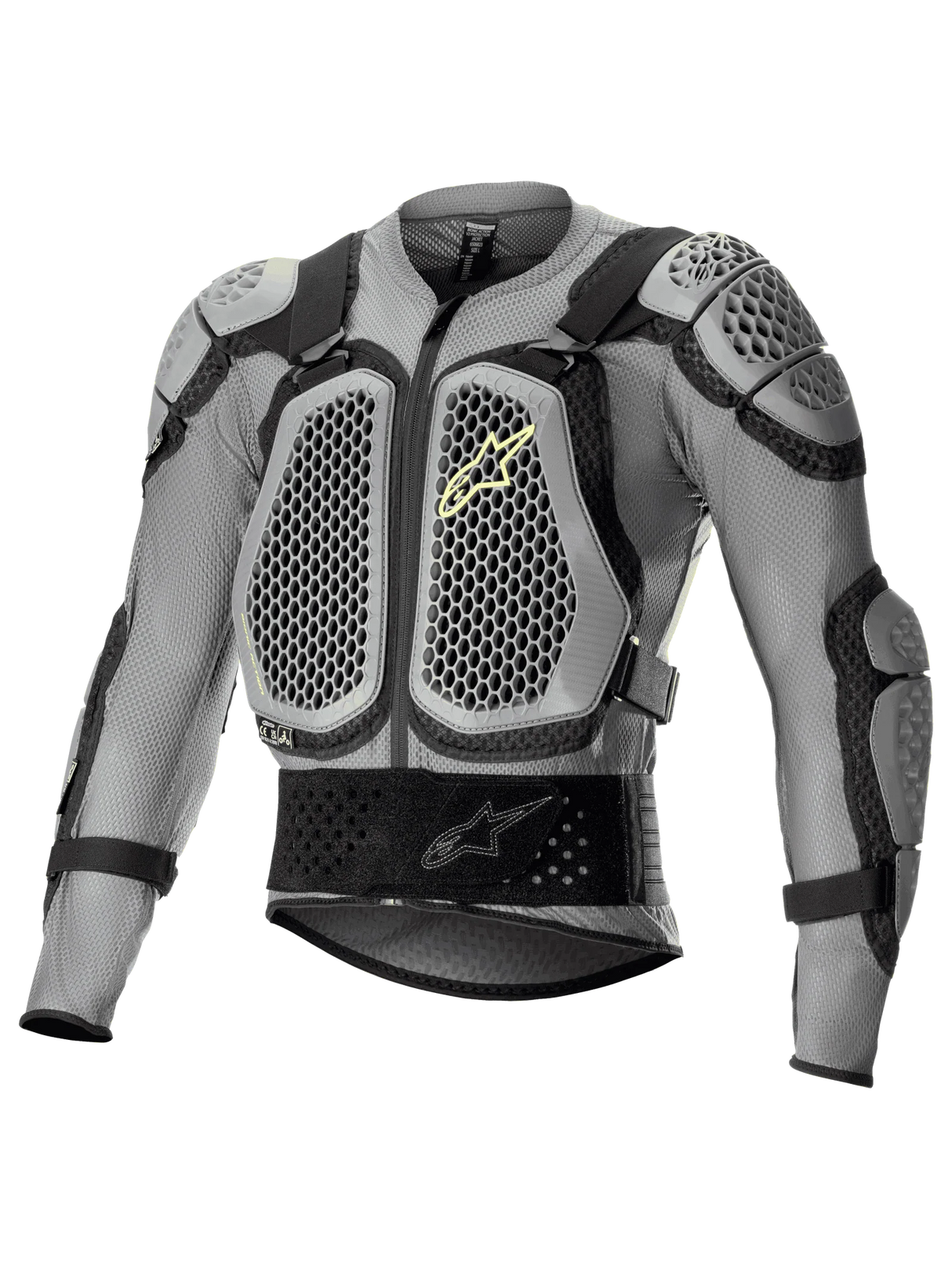 ALPINESTARS BIONIC ACTION V2 PROTECTION JACKET with ventilated Cell Technology for lightweight upper body impact protection.