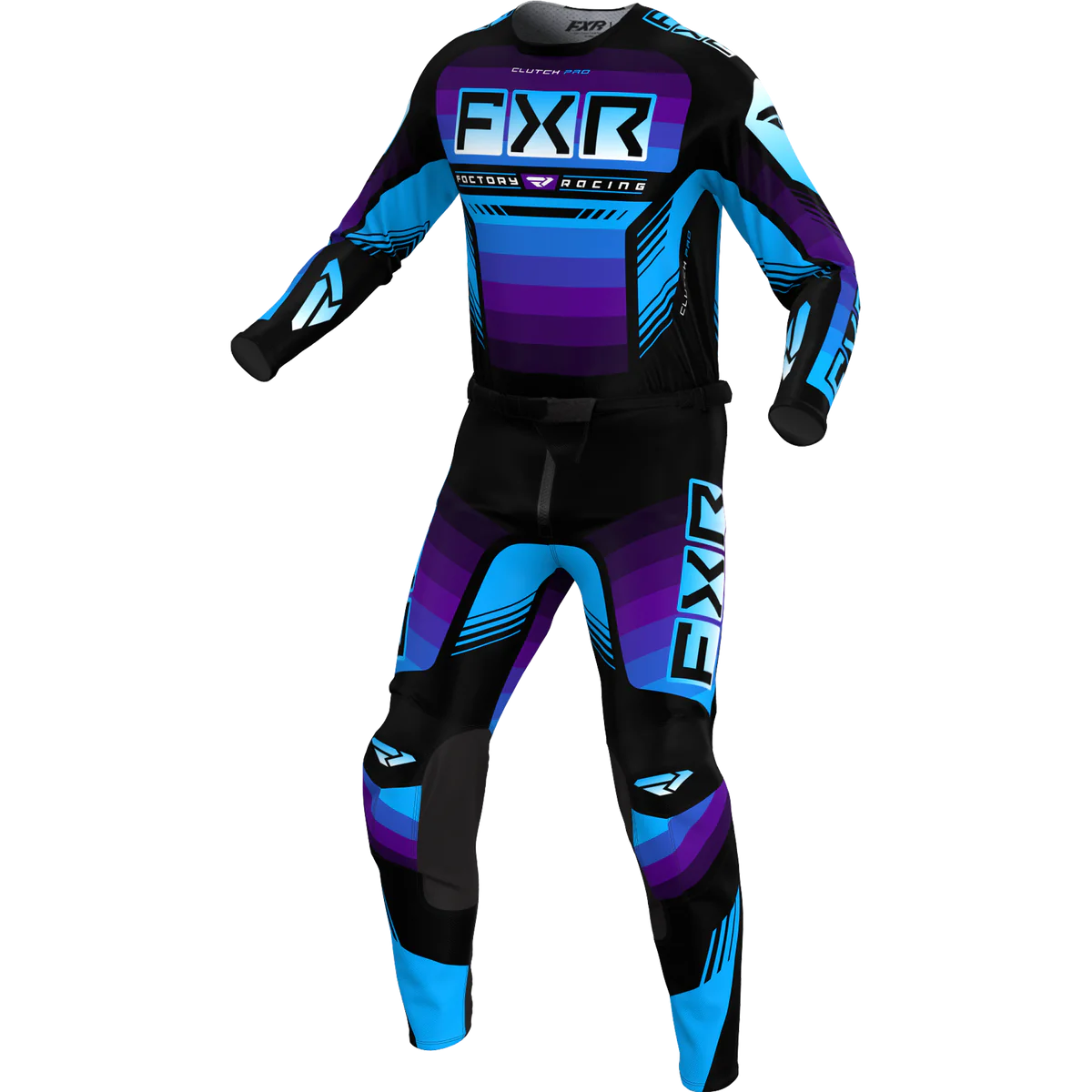 FXR CLUTCH PRO MX COMBO KIT (BLACK BLUE PURPLE)