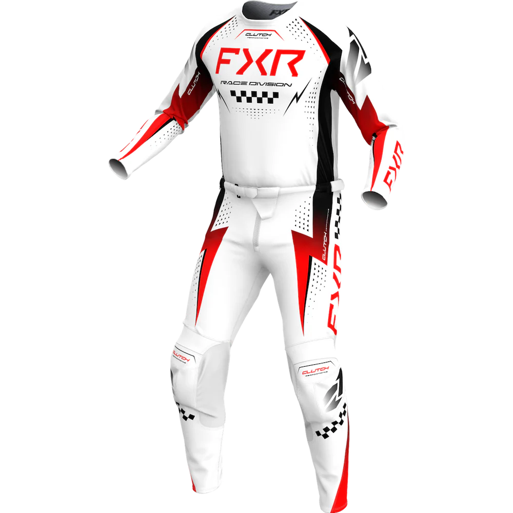 FXR Clutch Pro MX COMBO KIT 2026 White/Red/Black