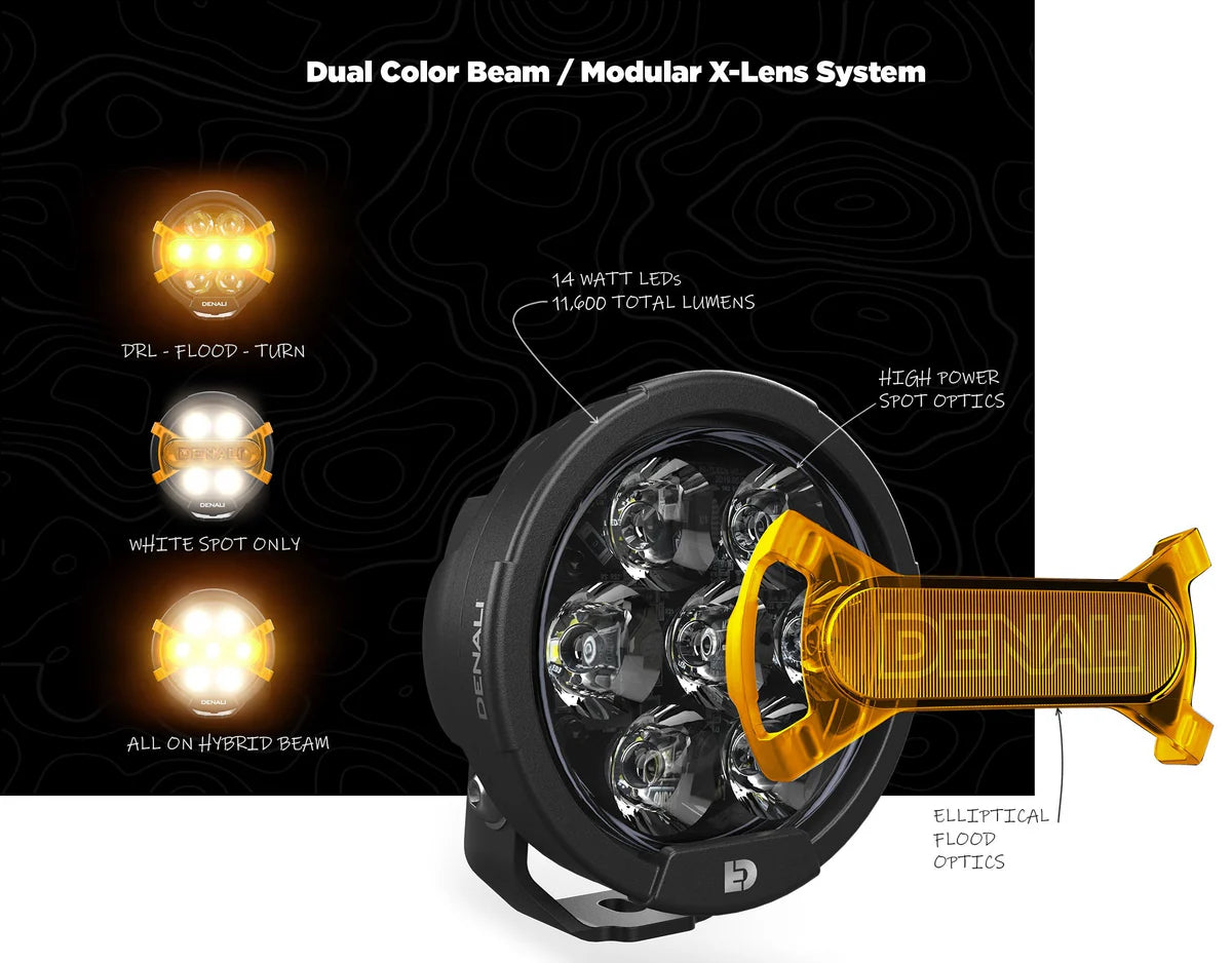 DENALI D7 PRO MULTI BEAM LIGHTS (PAIR)