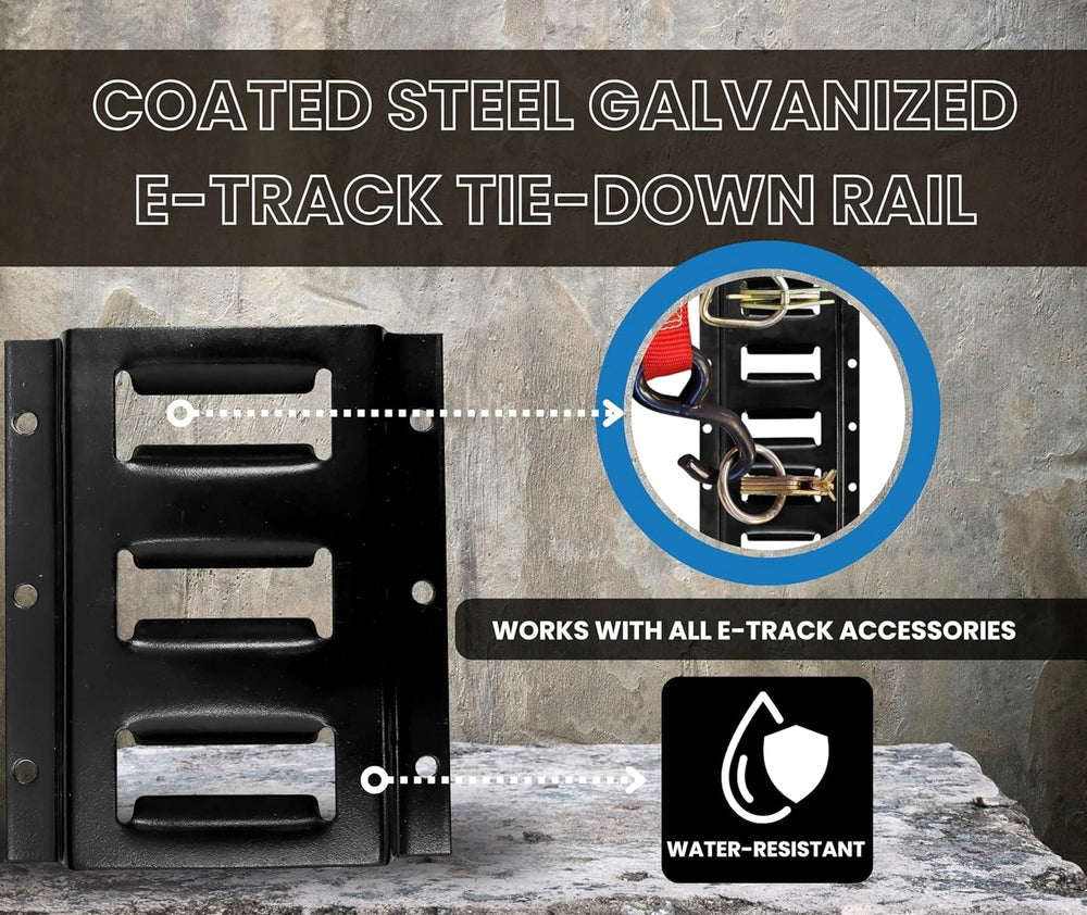 MOTO CINCH E TRACK RAIL 6"