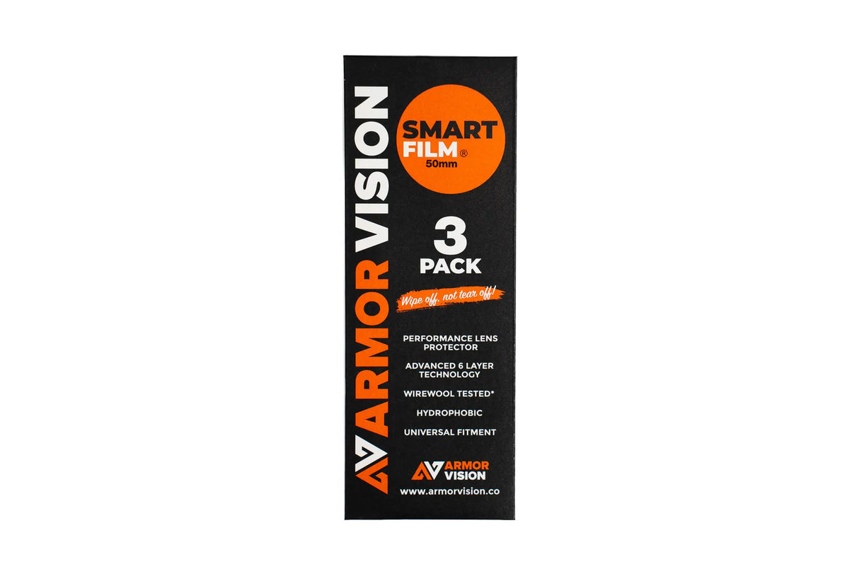 ARMOR VISION 50 MM SMARTFILM LENS PROTECTOR (PACK OF 3)