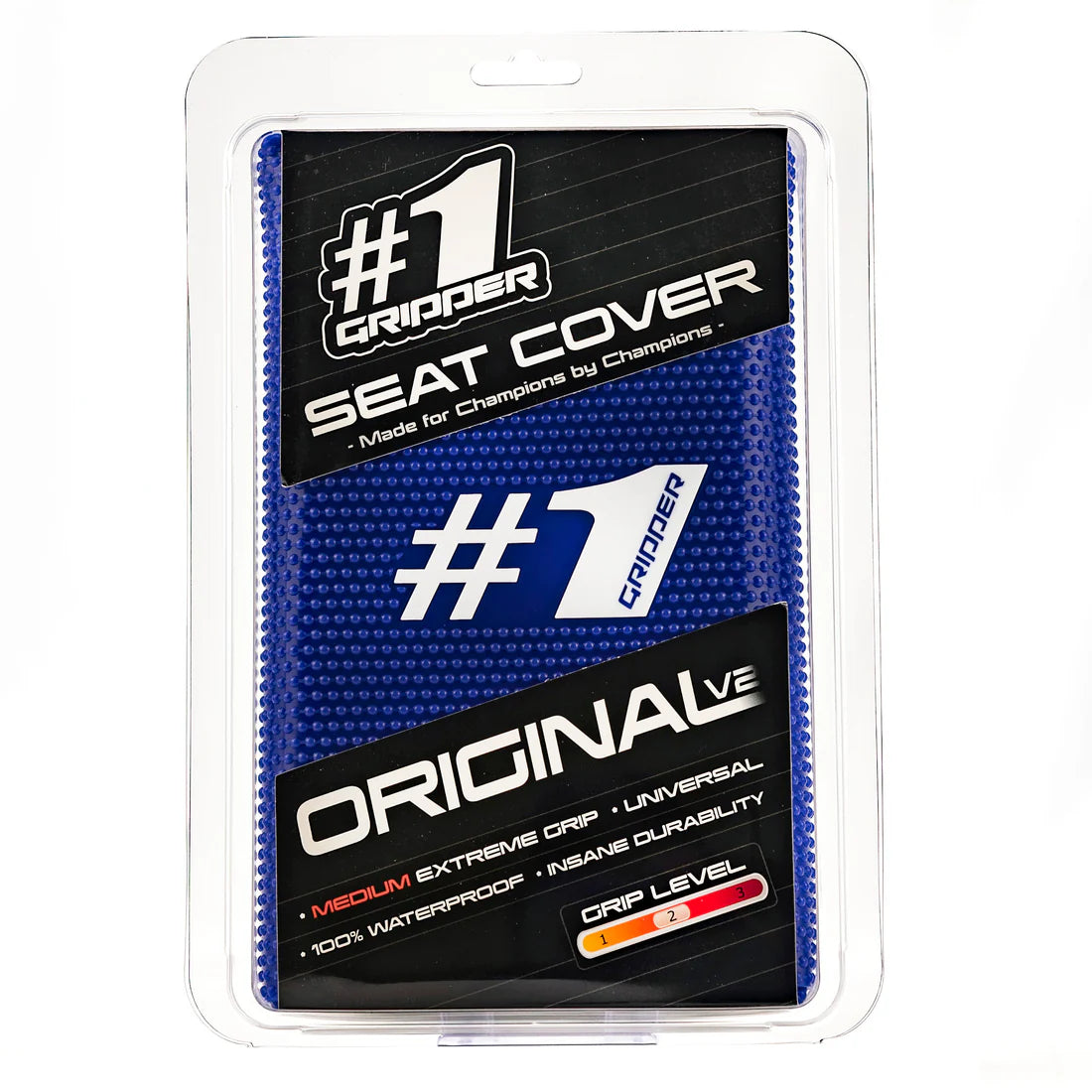 #1 GRIPPER ORIGINAL V2 Seat Cover - Blue