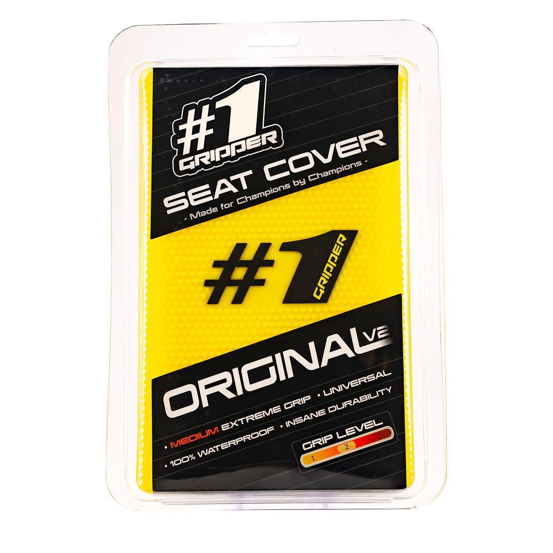 #1 GRIPPER ORIGINAL V2 Seat Cover - Yellow