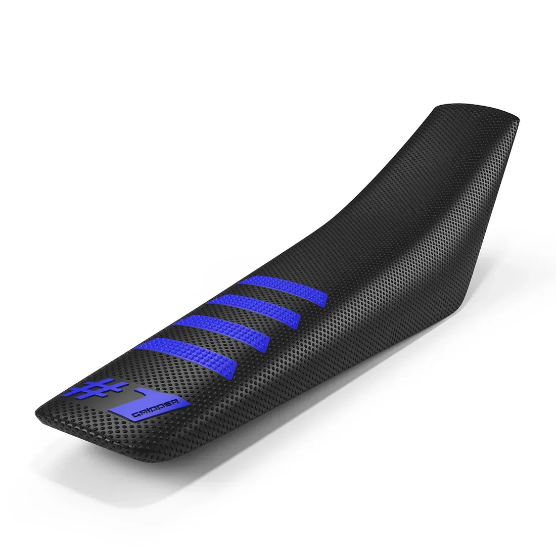 #1 GRIPPER RIBBED Seat Cover - Black/Blue