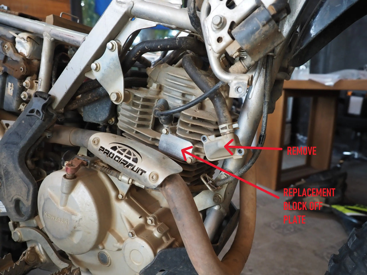 KLX 230 Pair Valve Delete Kit for KLX230 (AIS valve/EGR)