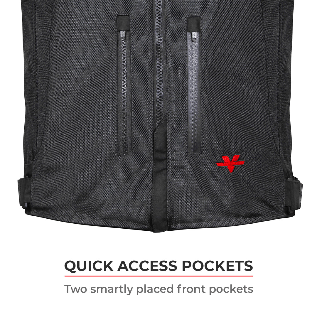 VIATERRA SPENCER STREET MESH MOTORCYCLE JACKET