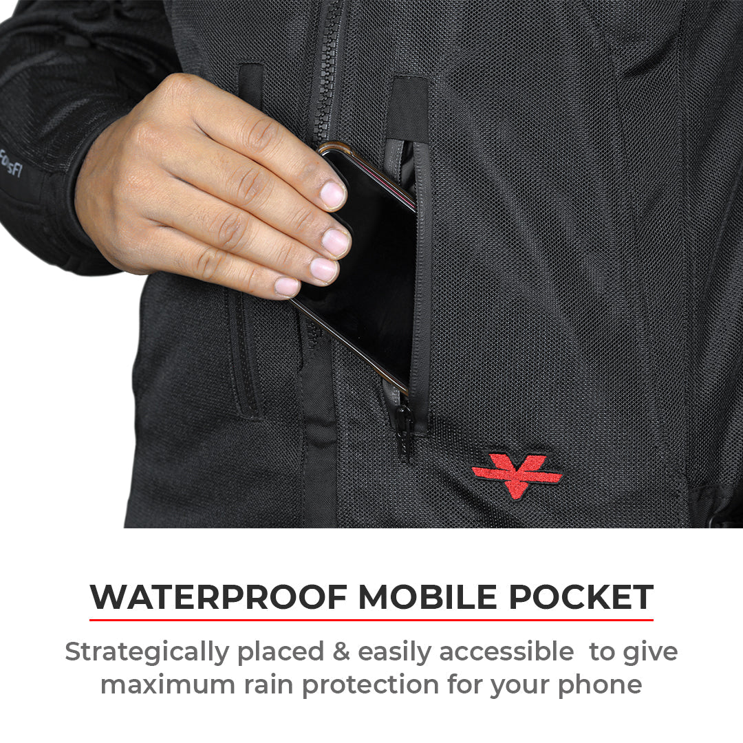 VIATERRA SPENCER STREET MESH MOTORCYCLE JACKET