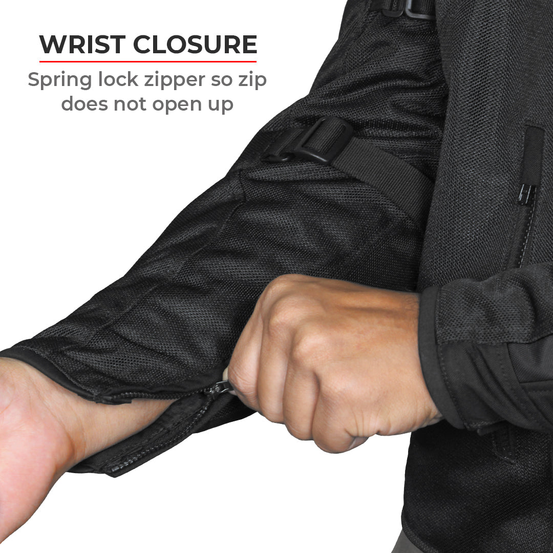 VIATERRA SPENCER STREET MESH MOTORCYCLE JACKET