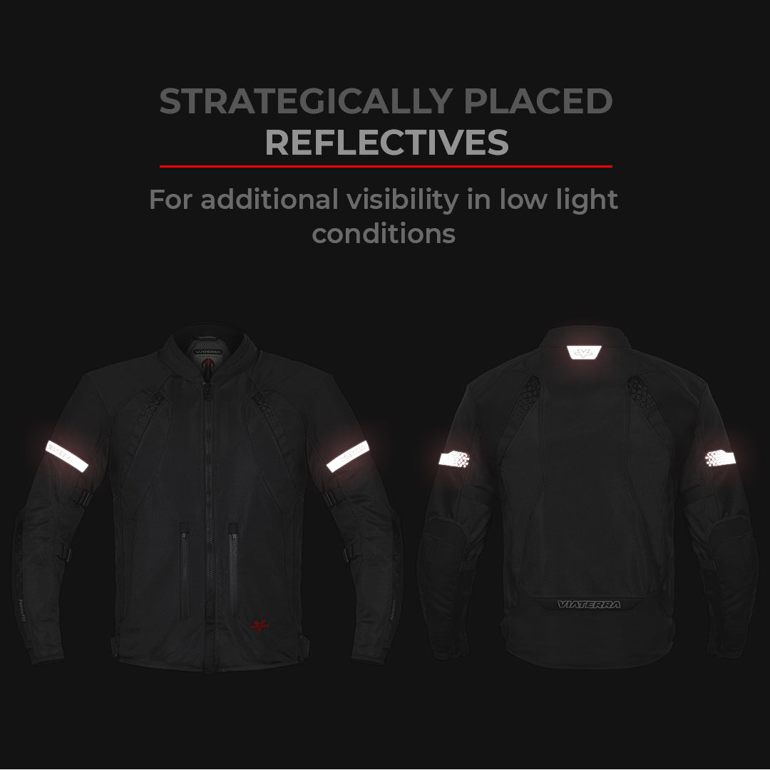 VIATERRA SPENCER STREET MESH MOTORCYCLE JACKET