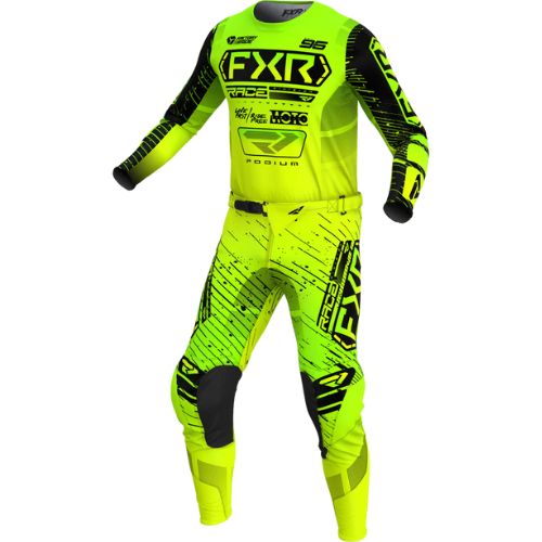 FXR PODIUM MX COMBO 2025 (Hivis Lime Black)
