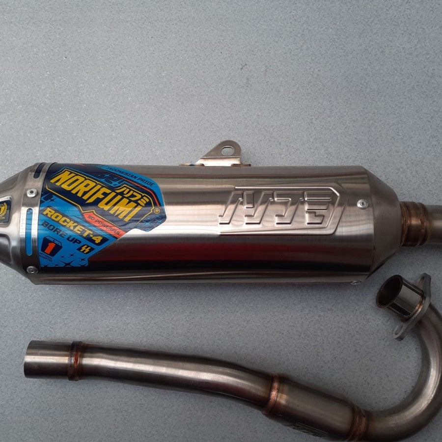 NORIFUMI ROCKET-4 EXHAUST (XPULSE 200 FULL SYSTEM)