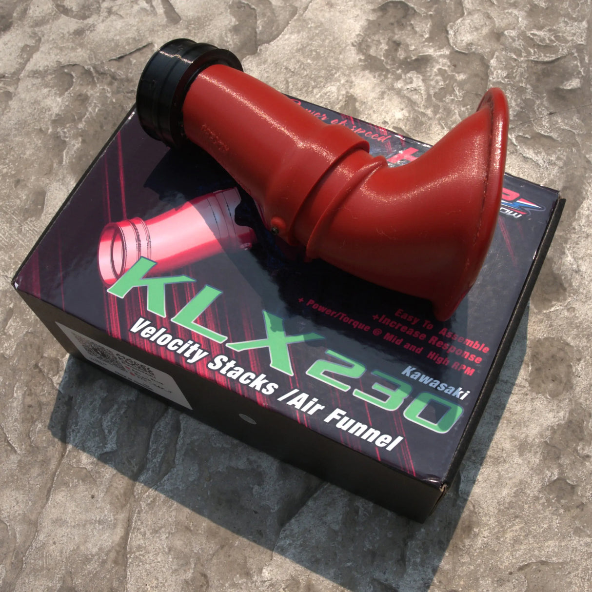 KLX 230 Velocity Stack Airbox Funnel Upgrade