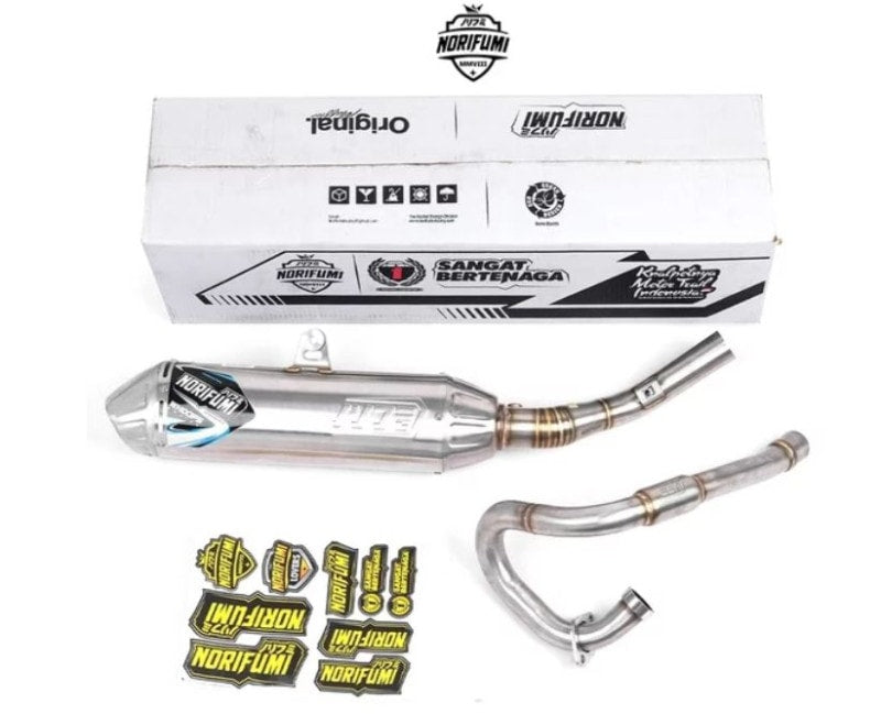 NORIFUMI KLX230 WHOOPS TITANIUM FULL SYSTEM EXHAUST