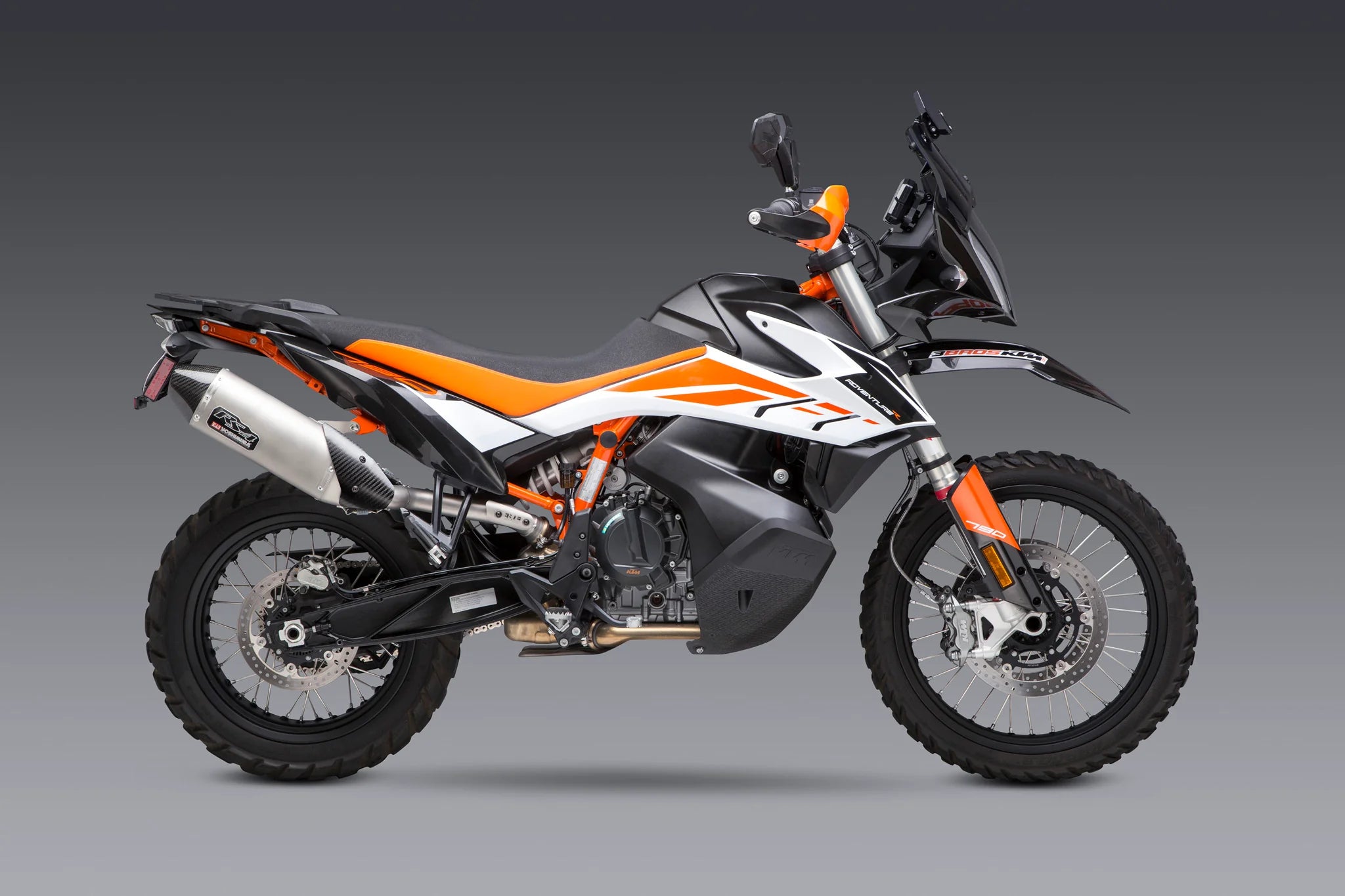 YOSHIMURA RS-4 KTM 790/890 ADV STAINLESS STEEL SLIP-ON EXHAUST