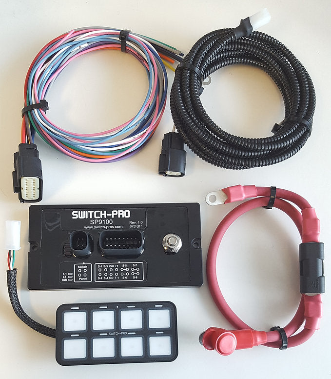 SWITCH PROS SP-9100 - RGB 8 BUTTON SOLID STATE SWITCH PANEL