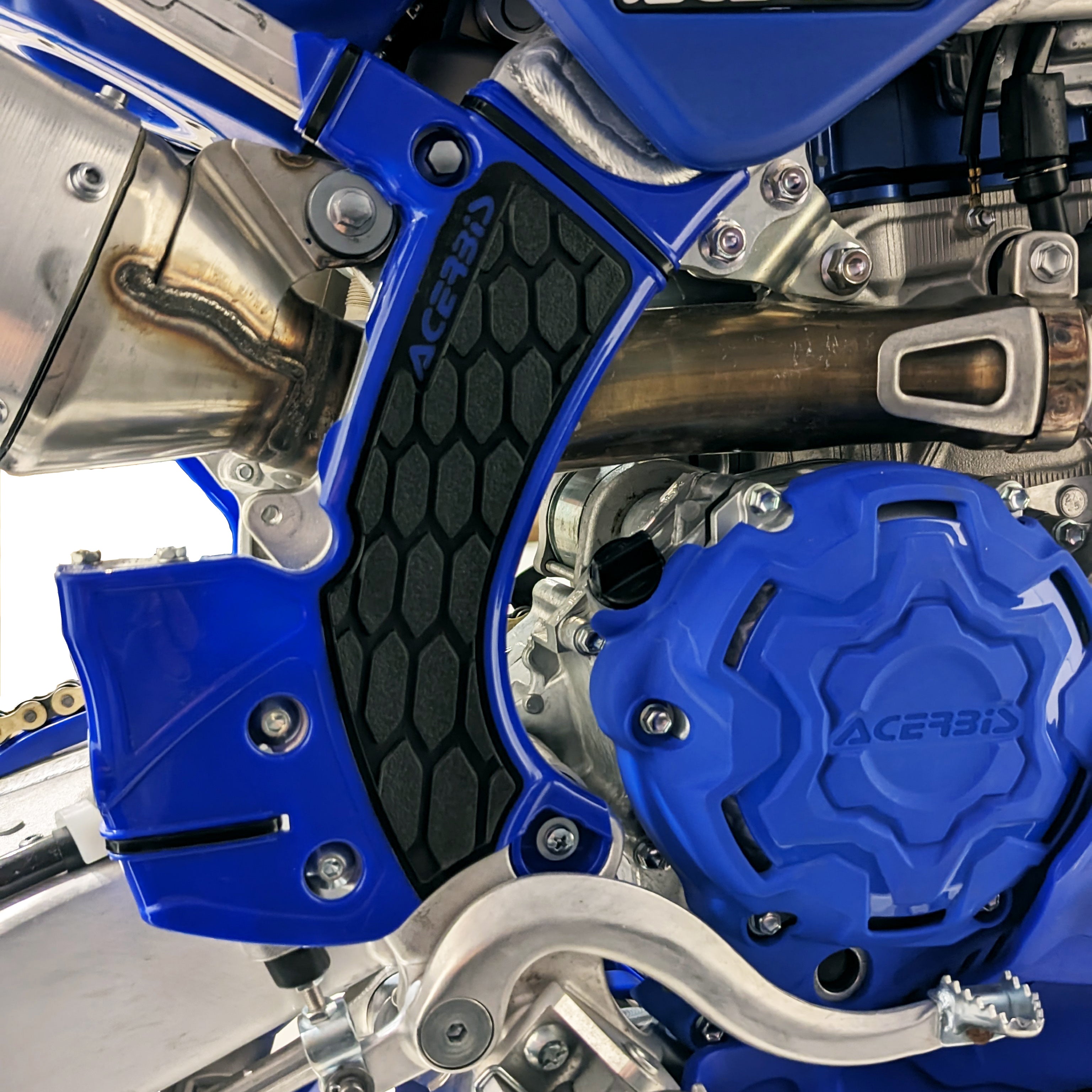 ACERBIS X-GRIP FRAME GUARD BLUE/BLACK YZ-450F