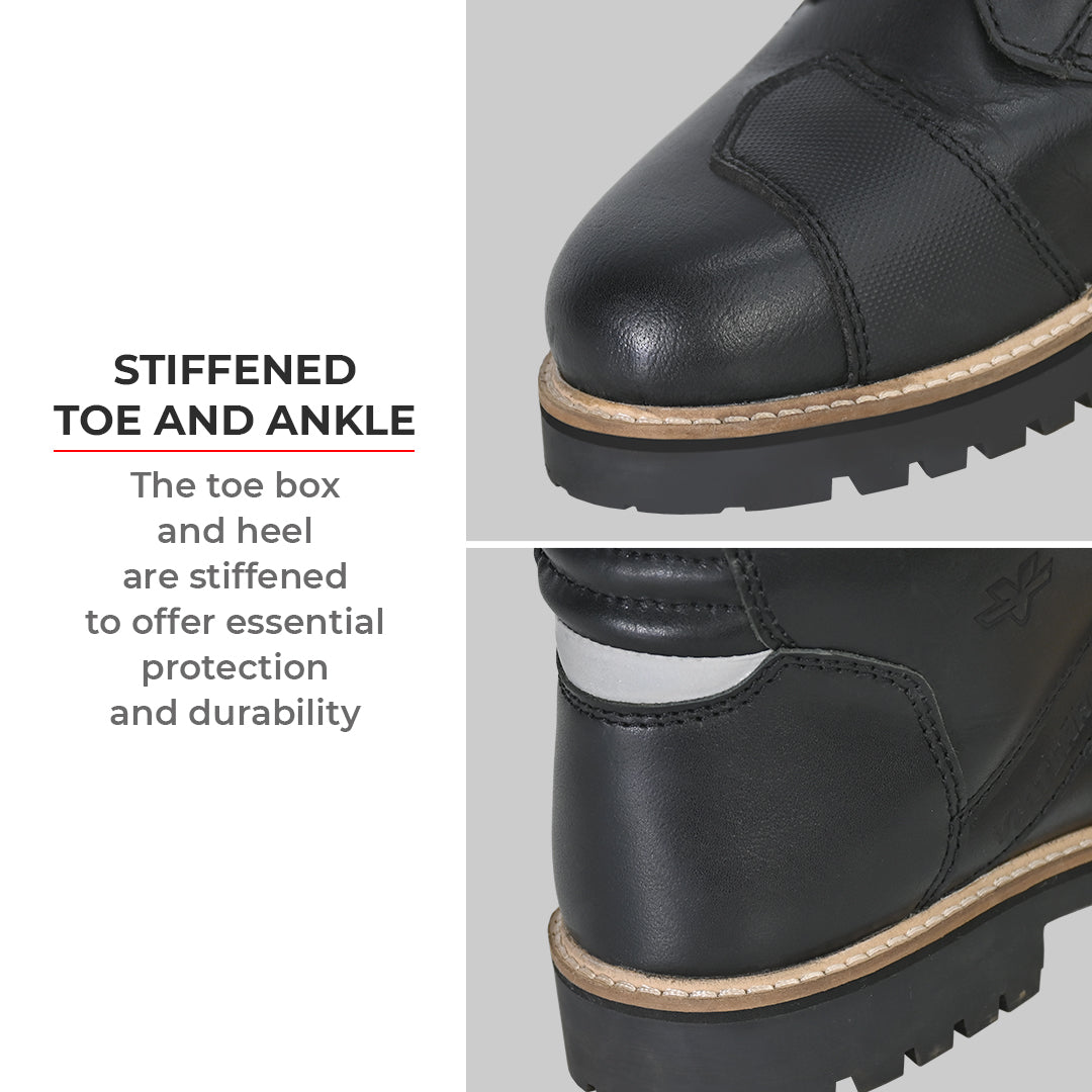 VIATERRA BRONSON - RETRO MOTORCYCLE RIDING BOOTS