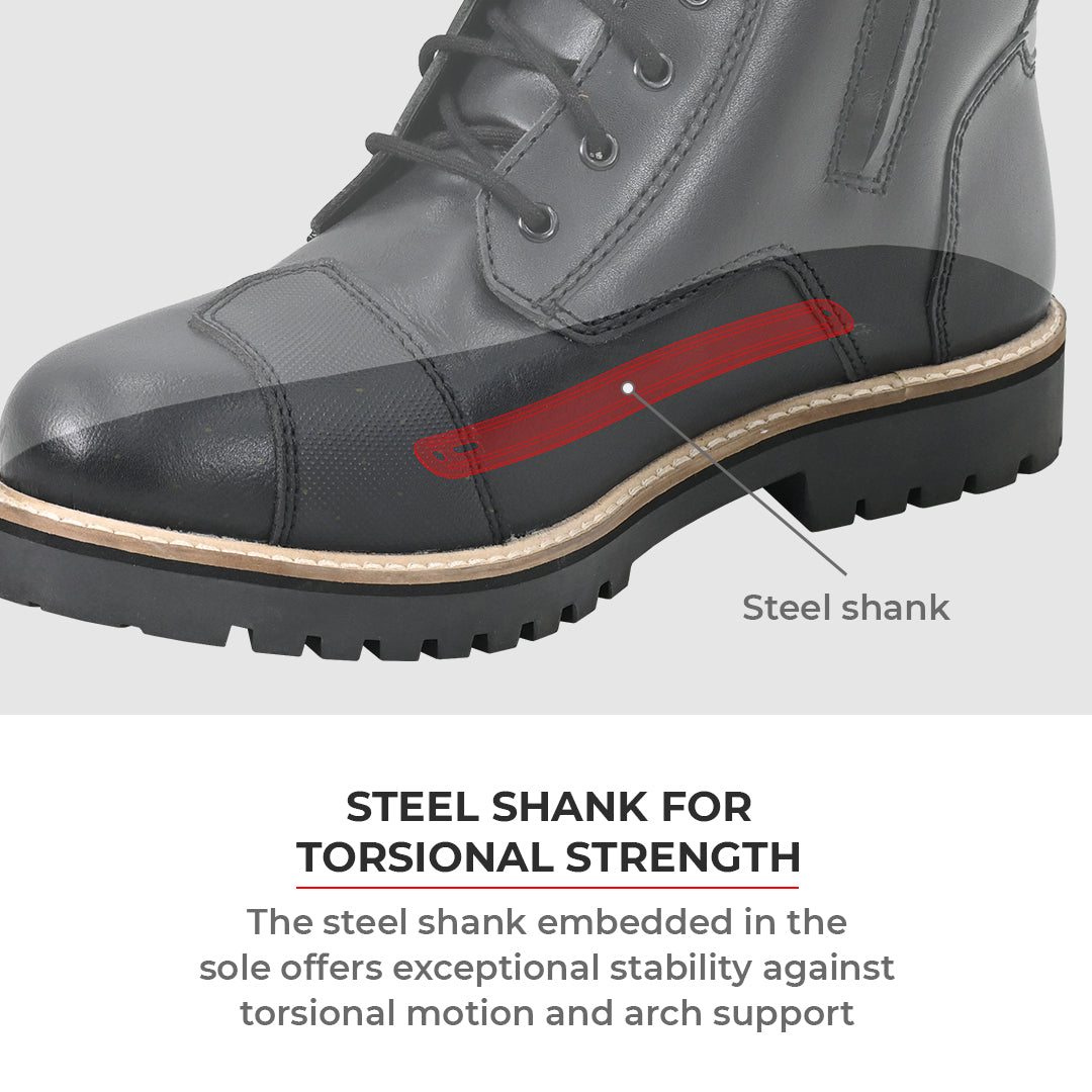 VIATERRA BRONSON - RETRO MOTORCYCLE RIDING BOOTS