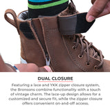 VIATERRA BRONSON - RETRO MOTORCYCLE RIDING BOOTS FOR WOMEN