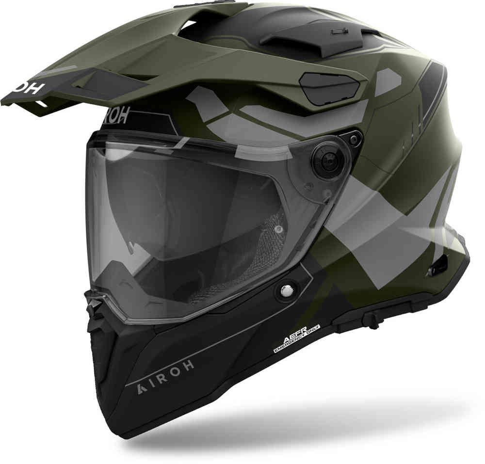 Airoh Commander アドベンチャーヘルメット グレー M AIROH COMMANDER 2 HELMET – MXSTORE