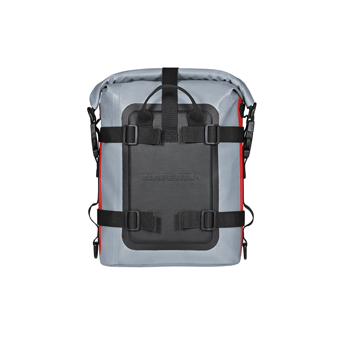 VIATERRA DRYBAG 8L - 100% WATERPROOF MOTORCYCLE TAILBAG/ REAR RACK BAG (UNIVERSAL WITH VERSATILE MOUNTING)