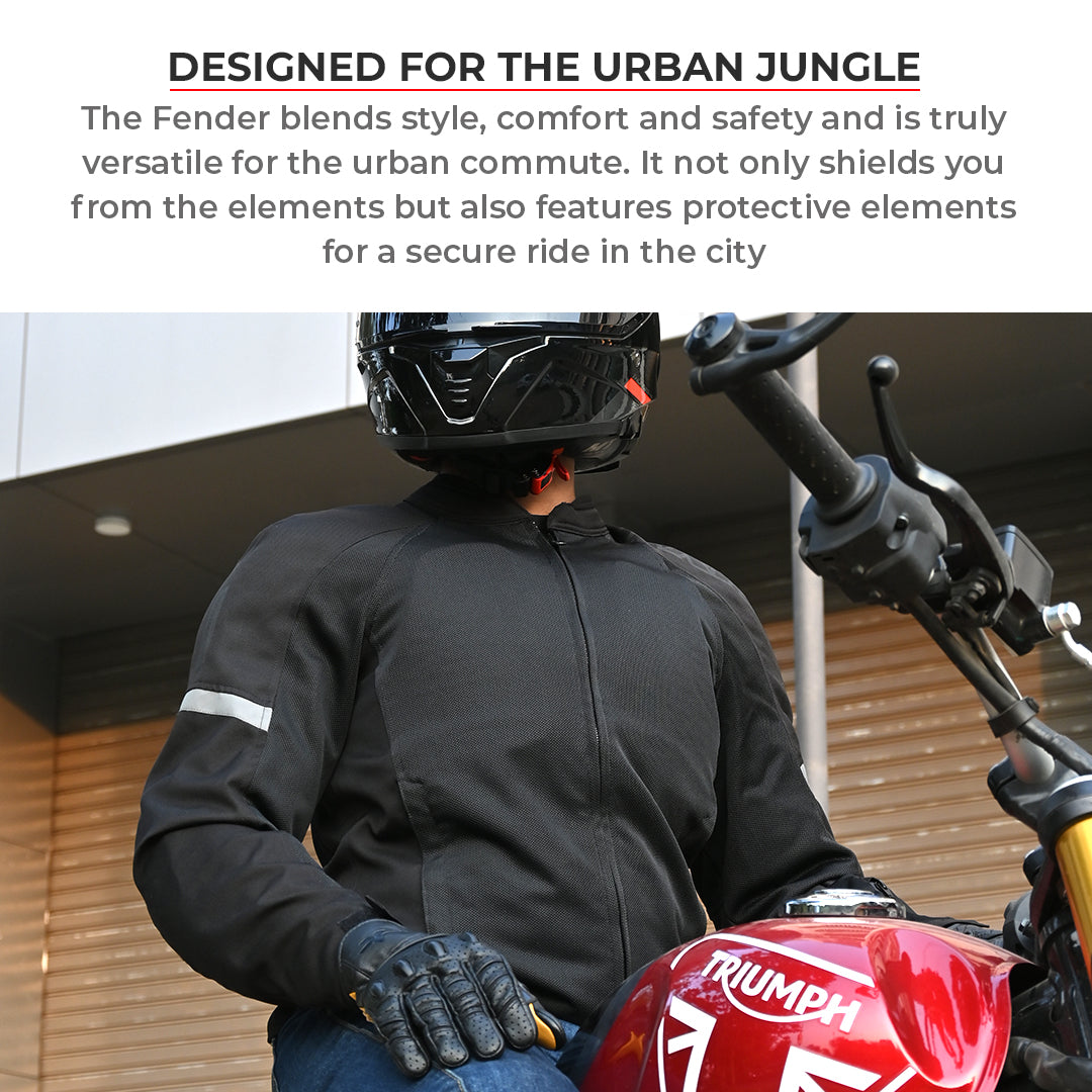 VIATERRA FENDER URBAN MESH RIDING JACKET