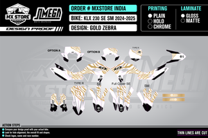 GOLD ZEBRA (KLX230 CKD)