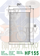 HIFLOFILTRO OIL FILTER - HF155 - KTM DUKE/ADV/ENDURO