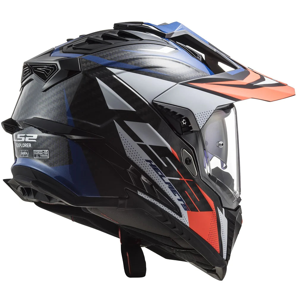 LS2 MX701 EXPLORER CARBON ADV HELMET