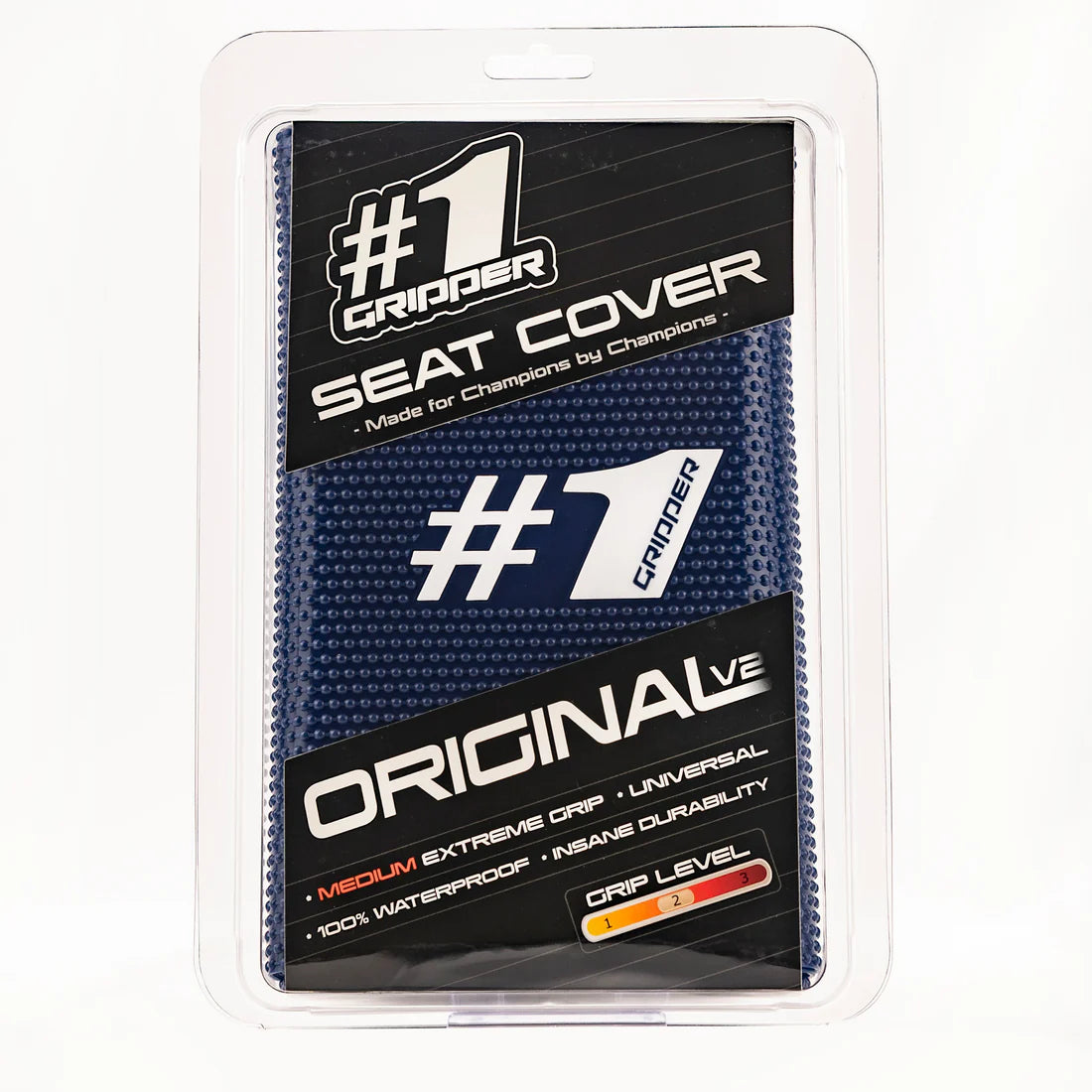 #1 Gripper ORIGINAL V2 Seat Cover - Dark Blue