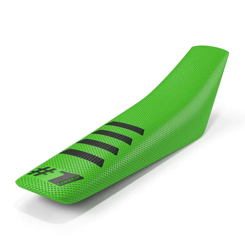 #1 GRIPPER RIBBED Seat Cover - Green/Black