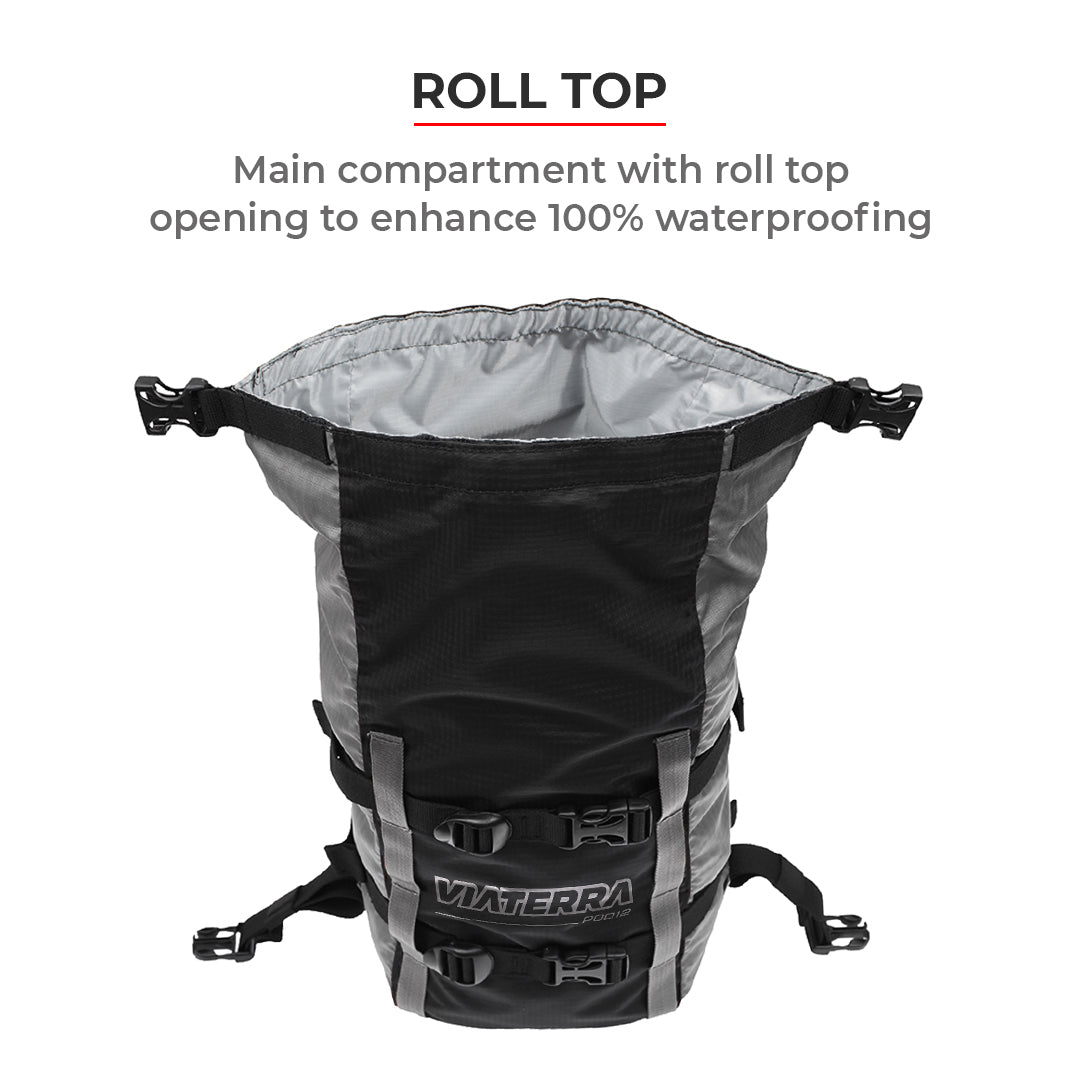 VIATERRA POD - 100% WATERPROOF MOTORCYCLE TAIL BAG