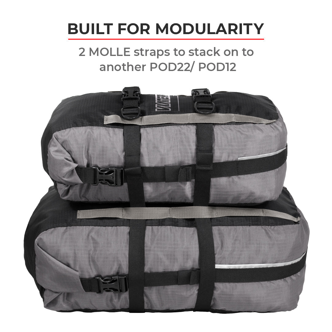 VIATERRA POD - 100% WATERPROOF MOTORCYCLE TAIL BAG