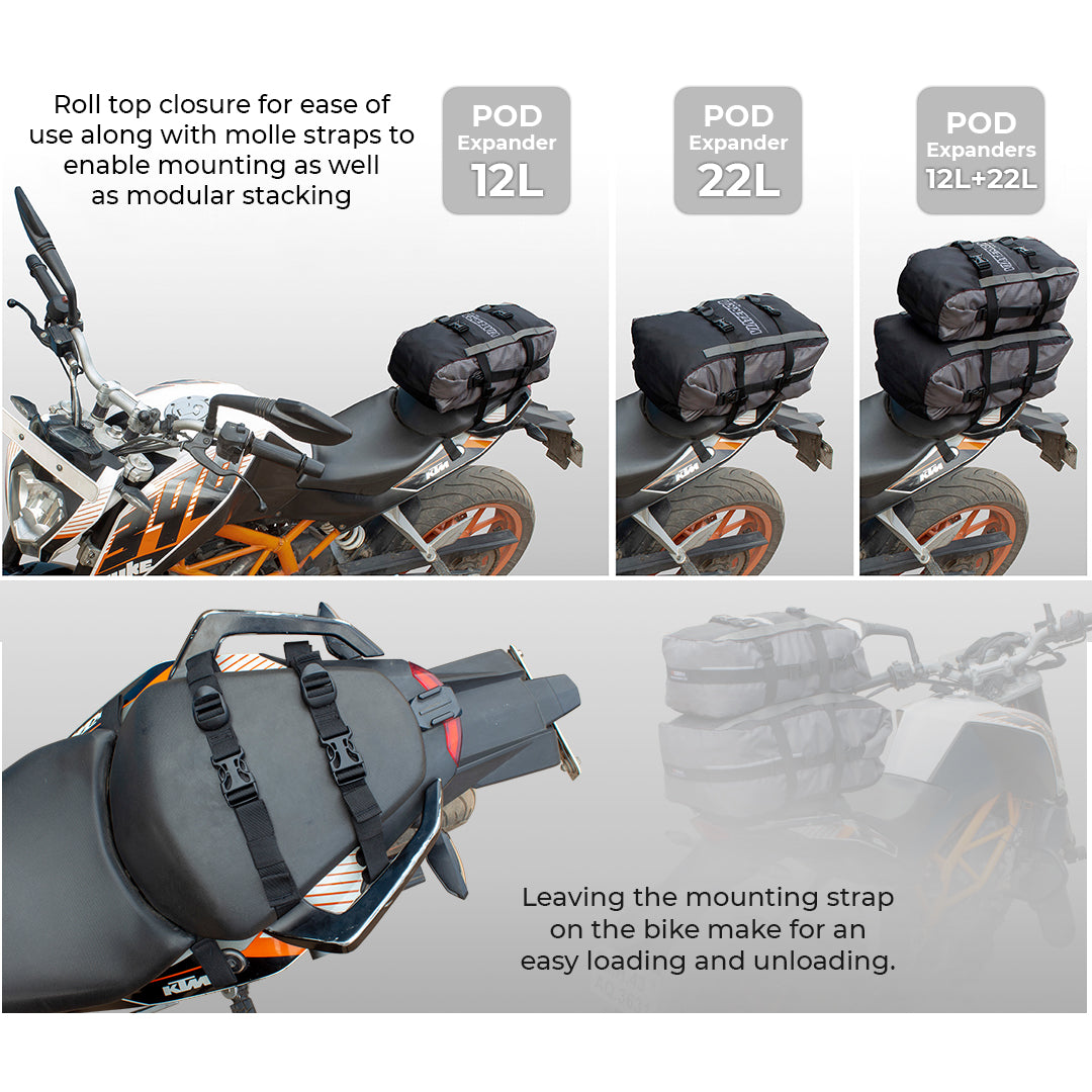 Lets Gear Up ® | Viaterra Claw Waterproof Motorcycle Tail bag The 100%  Waterproof Claw is the improved version of the universal luggage system  that is co... | Instagram