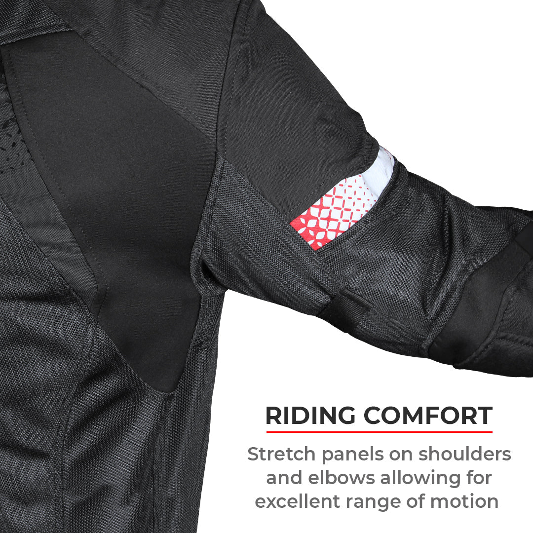 VIATERRA SPENCER STREET MESH MOTORCYCLE JACKET