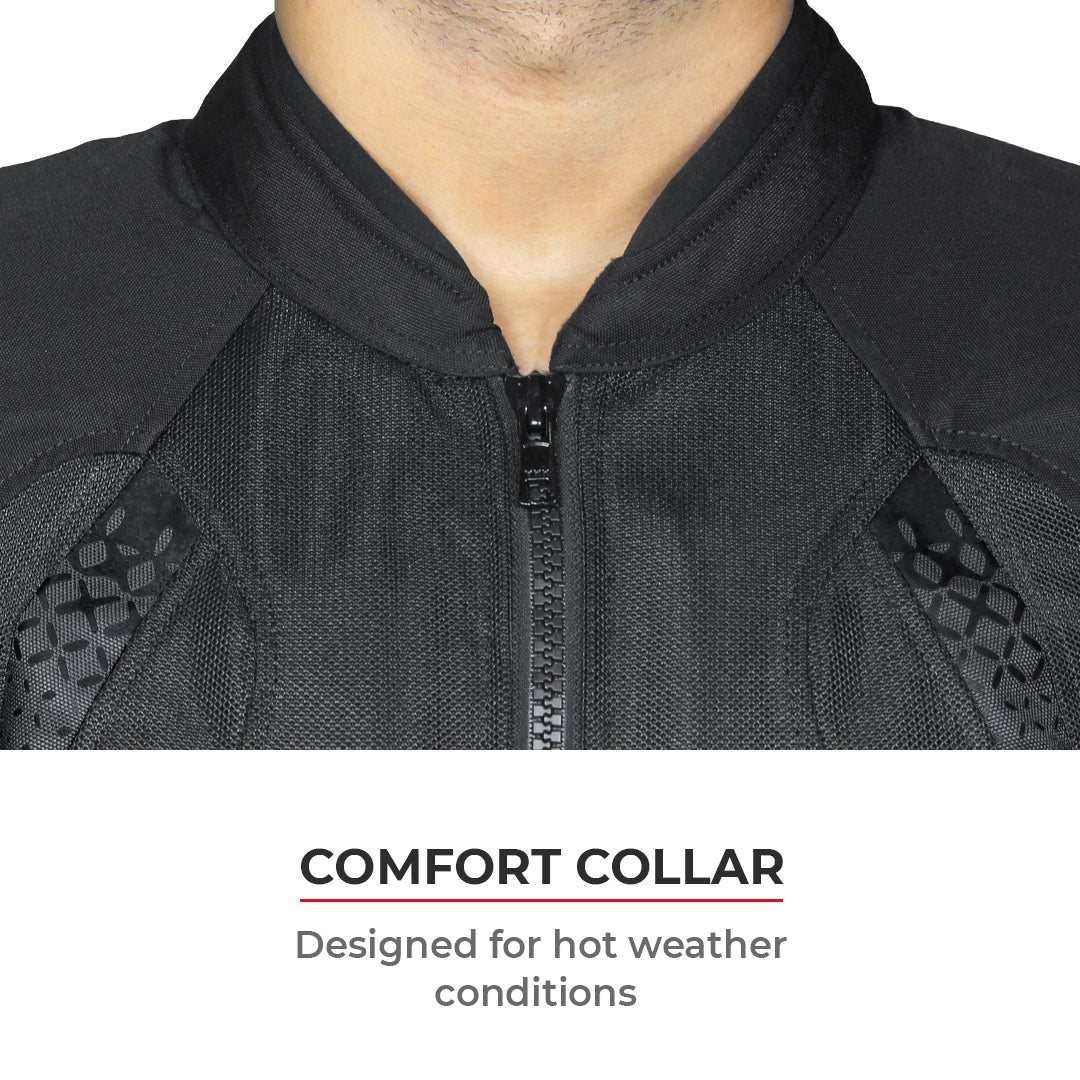 VIATERRA SPENCER STREET MESH MOTORCYCLE JACKET