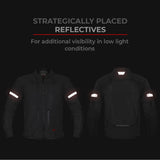VIATERRA SPENCER STREET MESH MOTORCYCLE JACKET