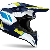 Airoh Wraaap Vision Yellow Blue Helmet
