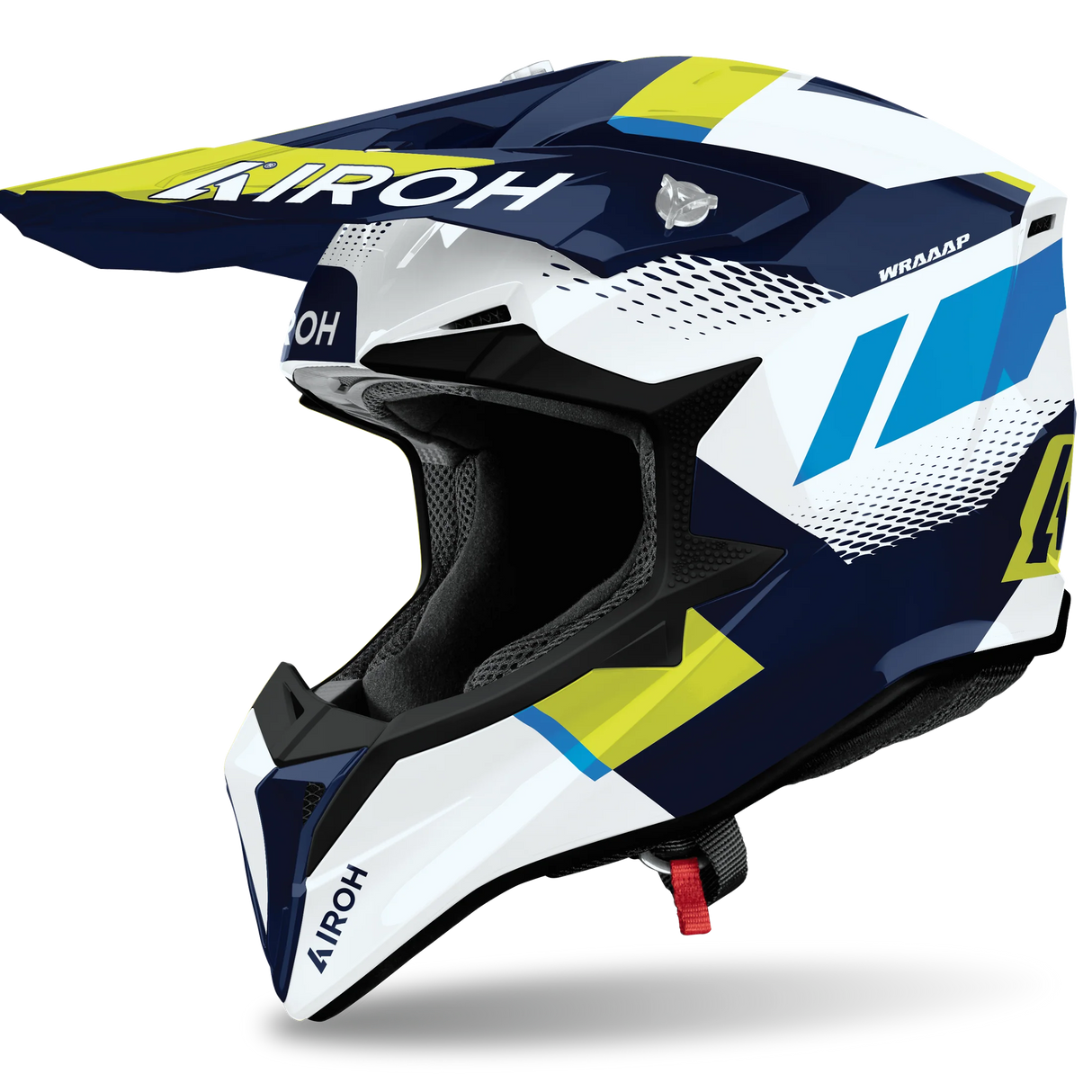 Airoh Wraaap Vision Yellow Blue Helmet