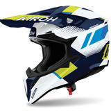 Airoh Wraaap Vision Yellow Blue Helmet
