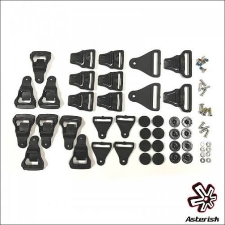 Asterisk Cell 1 Top/Bottom Buckle pair